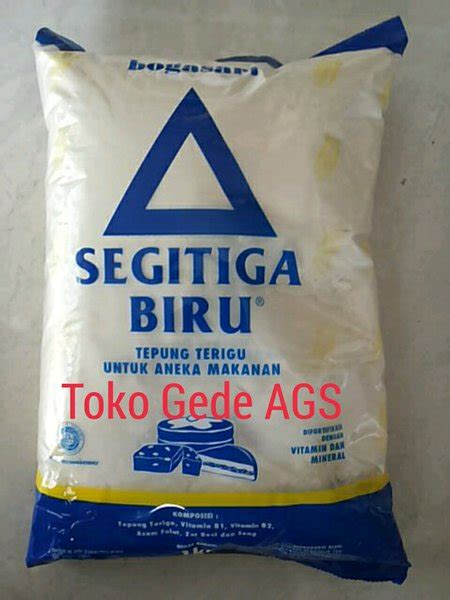 Jual Tepung Terigu Serbaguna Segitiga Biru 1kg di Lapak Toko Gede AGS 2 ...