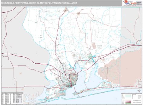 35 Pensacola Fl Zip Code Map Maps Database Source | Images and Photos ...