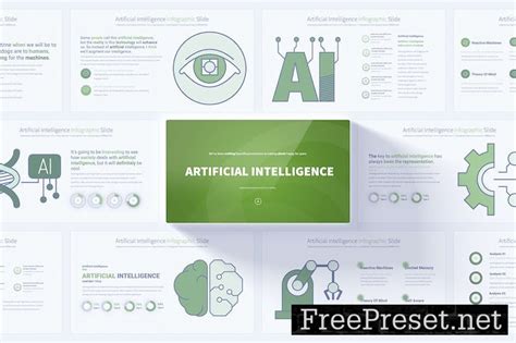 Artificial intelligence - PowerPoint Infographics M5NH9DP