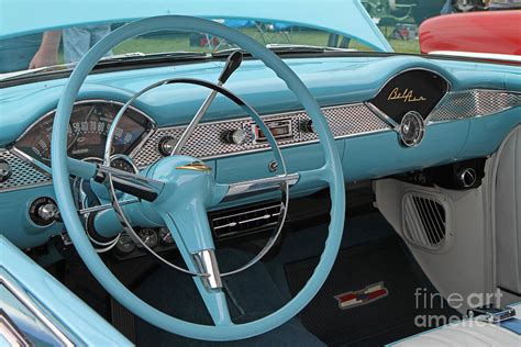 1955 Chevy Bel Air Interior Photograph by Kevin McCarthy - Pixels