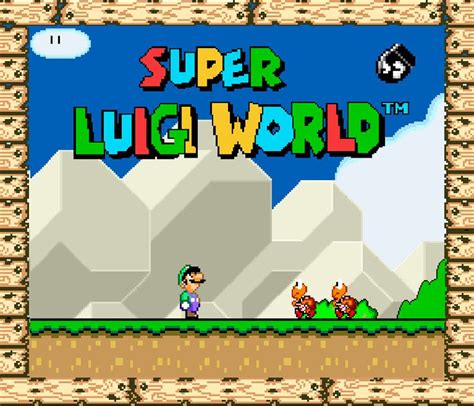 Super Luigi World - Super Mario World ROM hack | Luigi, Super mario world, Super mario