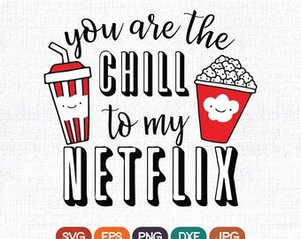 Netflix chill svg | Etsy