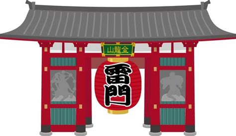 Free Vectors | Asakusa Kaminarimon