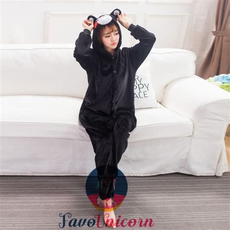 Kumamon Costume Onesie for Women & Men Pajamas Halloween Outfit - Favounicorn.com