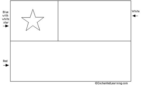 Chile's Flag Quiz/Printout - EnchantedLearning.com