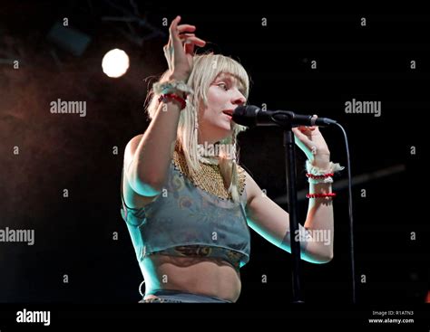 Aurora performing live in concert at Manchester Academy Featuring ...