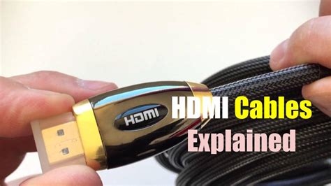 HDMI Cables Explained : How many types of HDMI connectors are there?