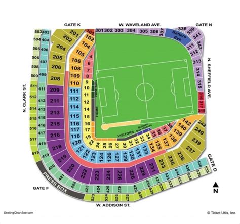 wrigley field concert seating chart