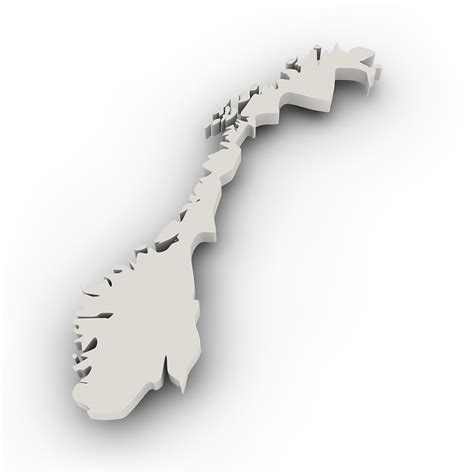 Download Map, Norway, Borders. Royalty-Free Stock Illustration Image ...