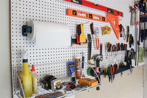 One Stop Workshop: DIY Mobile Workbench + Pegboard Organization