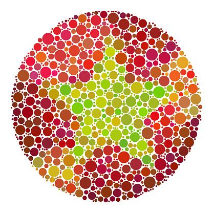 Color Blindness Test For Children Stock Illustration - Download Image ...