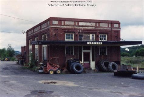 Bangor and Aroostook Railroad Station, view 2, Caribou, c. 1990 - Maine Memory Network