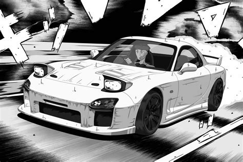 Top 78+ anime car drawings super hot - in.cdgdbentre