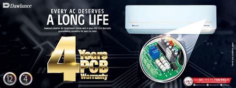 Dawlance Inverter Air Conditioners Offer the Longest 4-Year Warranty on PCB Cards in Pakistan ...