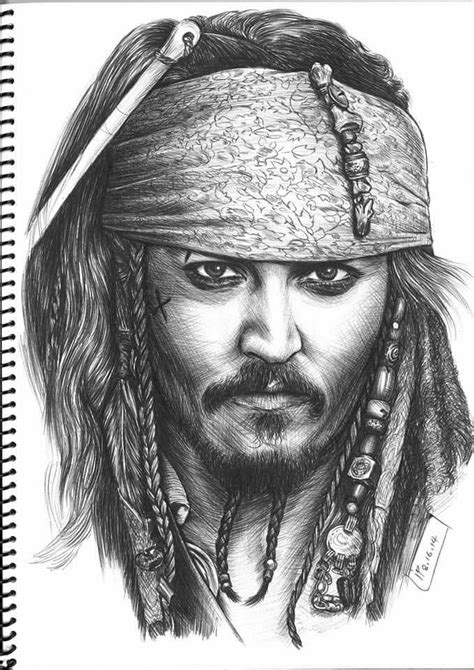 Pin by Tami Aills on cups | Portrait drawing, Jack sparrow drawing, Portrait sketches