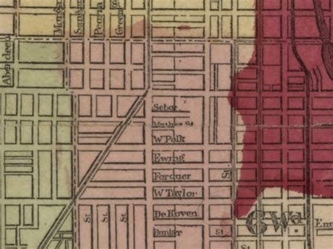 RootDig.com: Chicago Fire Map From 1871