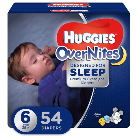 HUGGIES OverNites Diapers, Size 6, 54 Ct - Walmart.com