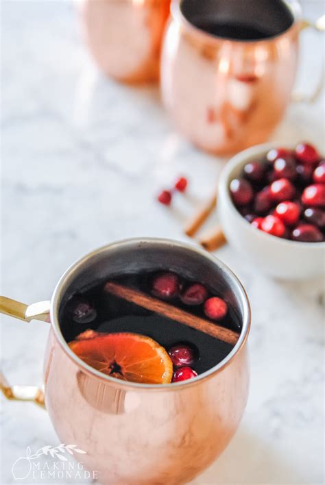 Yule Mule (Christmas Moscow Mule Cocktail Recipe) - Making Lemonade