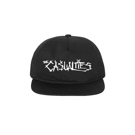 The Casualties Logo Snapback (Black)