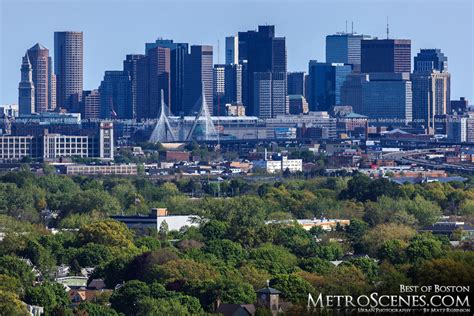 Downtown Boston Skyline seen from Medford - MetroScenes.com - Best of Boston - City Skyline and ...