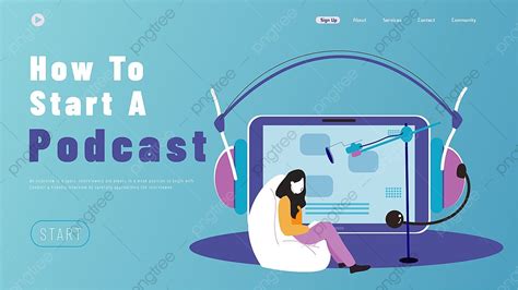 Podcast Broadcast Graphic Style Login Template Template Download on Pngtree