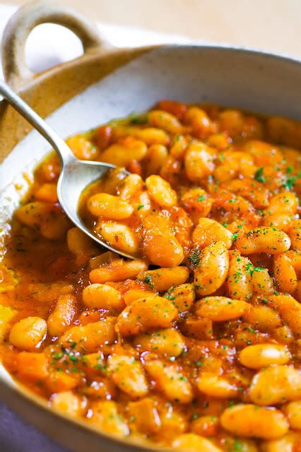 Instant Pot Greek Style Butter Beans |Euphoric Vegan