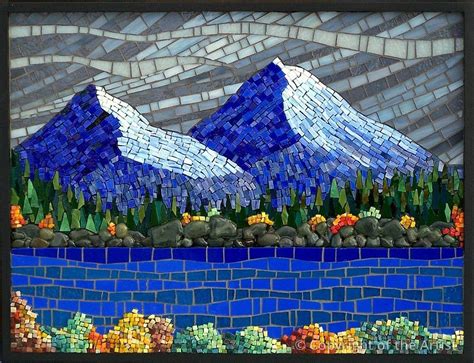 Hight Country by Terry Nicholls Maplestone Gallery Contemporary Mosaic ...