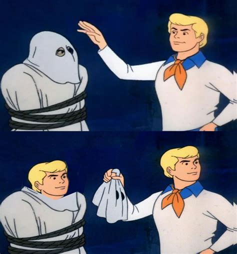 Scooby Doo Unmasking Meme Template