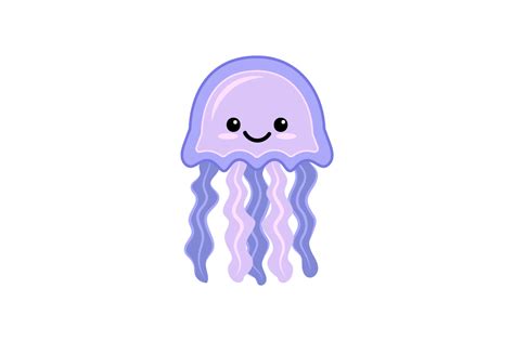 Cute Jellyfish SVG Cut file by Creative Fabrica Crafts · Creative Fabrica