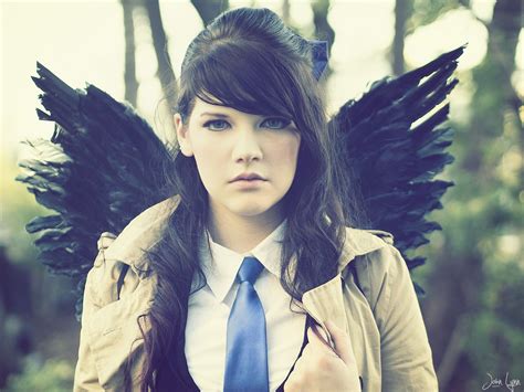 Fem Castiel from Supernatural Cosplay 3 by SNTP.deviantart.com on @deviantART Comic Con Cosplay ...