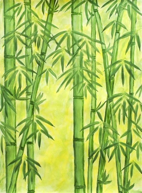 Bamboo Painting by Creativity Runs Free | Saatchi Art