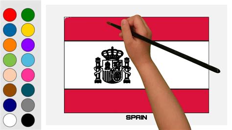 Draw Spanish Flag