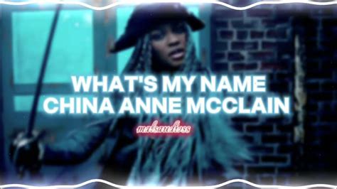 WHAT'S MY NAME - CHINA ANN MCCLAIN (AUDIO EDIT) - YouTube