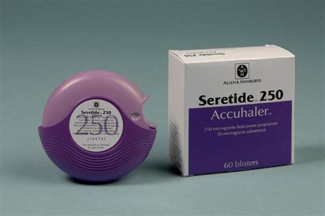 Seretide 250 Accuhaler (GlaxoSmithKline UK Ltd) 60 dose - RightBreathe