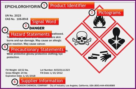 Osha Ghs Label Template - Template 2 : Resume Examples #N48mVAgq1y