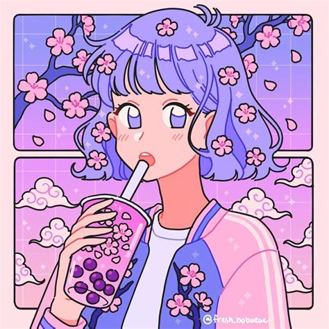 pink aesthetic | Tumblr | Cartoon art styles, Cute art, Girls cartoon art