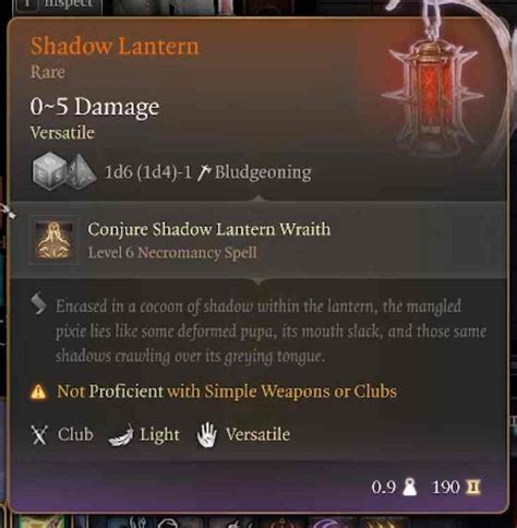 BG3 Shadow Lantern Item - Deltia's Gaming