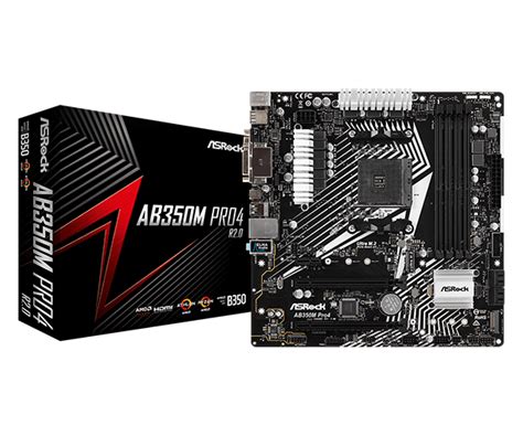 ASRock > AB350M Pro4 R2.0