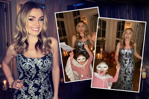 Katherine Jenkins's daughter, 5, interrupts her online concert in a mask and cape | The US Sun