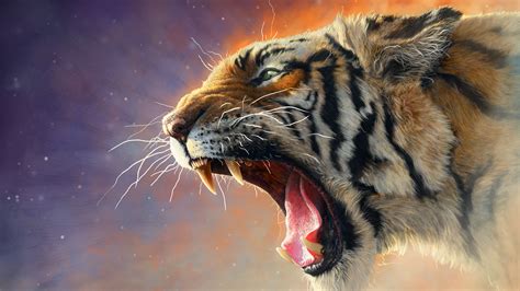 Download Roar Animal Tiger 4k Ultra HD Wallpaper