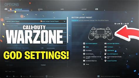 *NEW* WARZONE SETTINGS for 2021! Ps4 AND XB1! These are the best settings to use! - YouTube