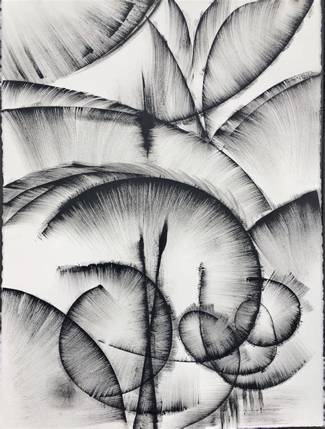 Black And White Abstract Drawing 2, Drawing by Khrystyna Kozyuk | Artmajeur