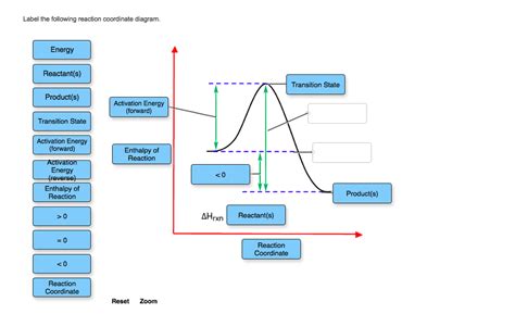 Solved: Label The Following Reaction Coordinate Diagram. E... | Chegg.com