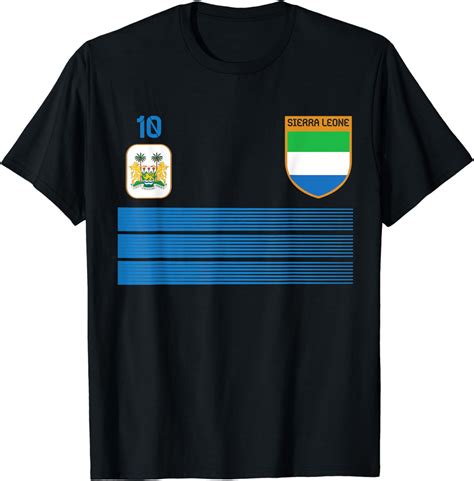 Sierra Leone Football Jersey 2021 Soccer T-Shirt : Amazon.co.uk: Fashion