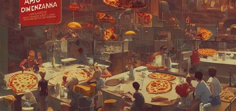 the invention of pizza poster by Michael Whelan and | Stable Diffusion ...