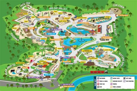 Zoo map, Zoo, Wetland