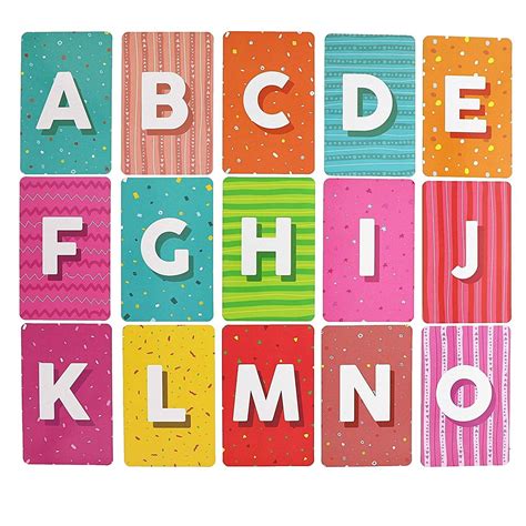 Large Alphabet Flashcards Printable