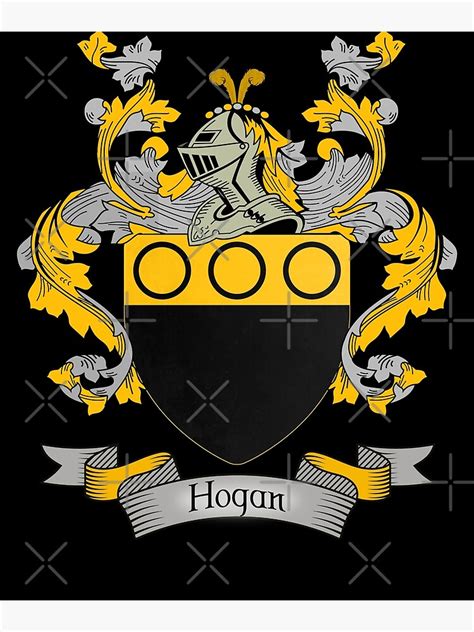 "Hogan Coat of Arms | Hogan Family Crest" Poster by chuppys | Redbubble