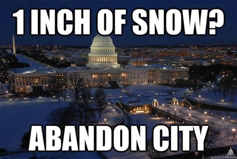 10 Hilarious Memes About Washingtonians And The Snow