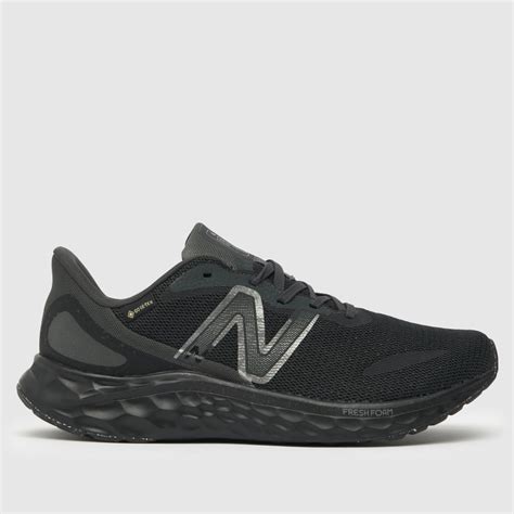 New Balance Black & White Fresh Foam Arishi Gtx V4 Trainers - Trainerspotter